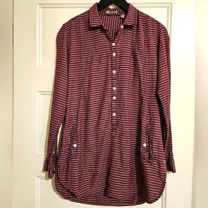 Toad&Co Striped Mixologist Tunic Top sz small